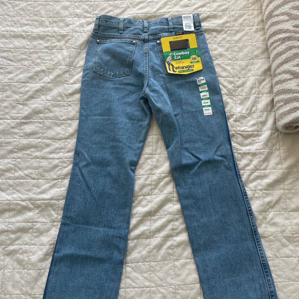 Wrangler cowboy cut slim fit jeans size 30x32 new with tags
